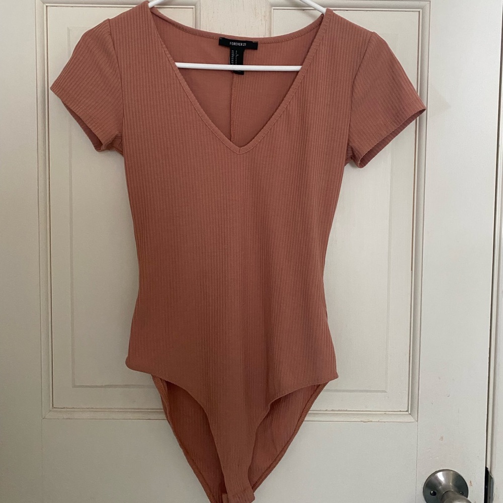 V-neck bodysuit